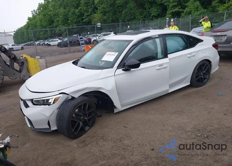 2025 Honda Civic Hybrid Sport/Sport Touring из США, поврежденный, VIN 2HGFE4F82SH316855